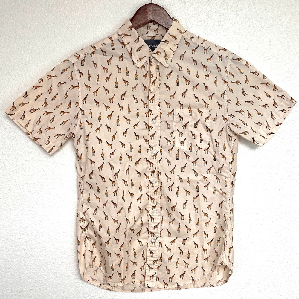 Bonobos Giraffe Button Down Shirt
